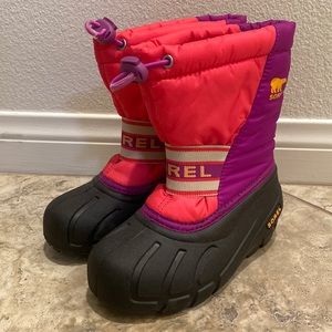 Sorel snow boot girls 12
